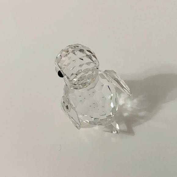 Crystal Glass Duck Figurine Miniature Figure 1.5 Inch Chip - Picture 7 of 16